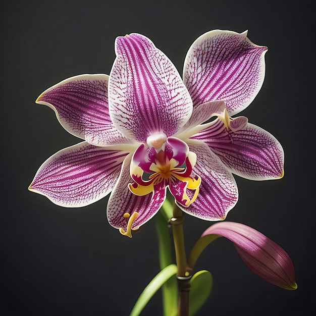 Increíble flor de orquídea de alta resolución