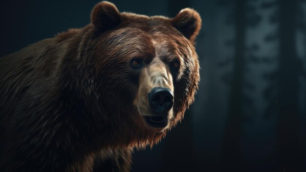increíble foto del oso