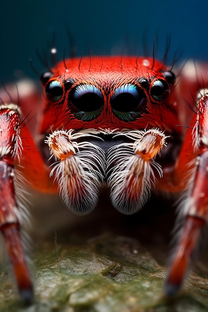 Increíble fotografía macro de araña generada por la IA