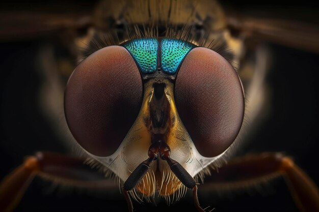 Increíble fotografía macro de un tábano Tabanidae