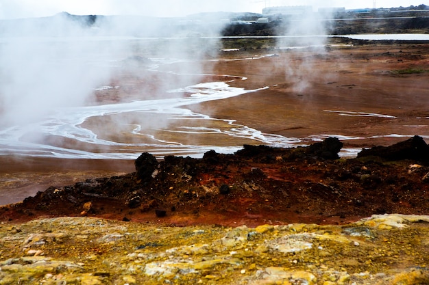 increíble naturaleza de iclenad en otoño