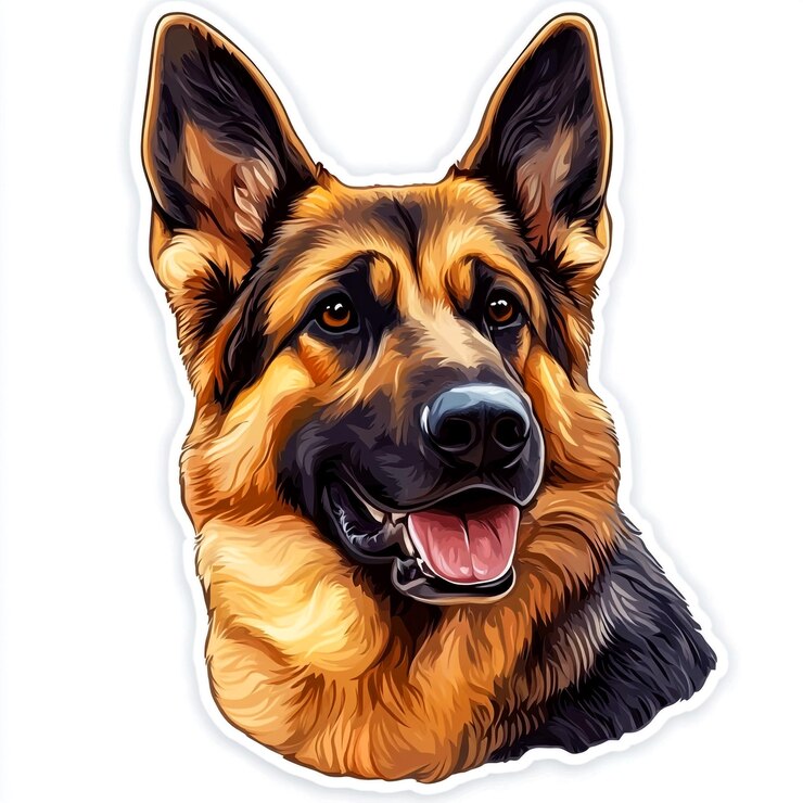 Increíble pegatina y ilustración de dibujos animados de animales divertidos