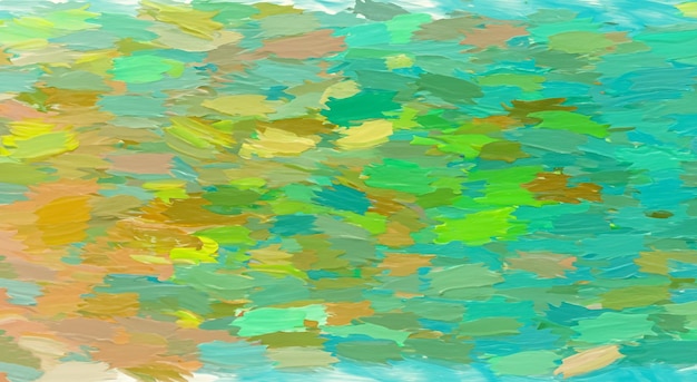 increíble pintura abstracta de colores amarillo y verde