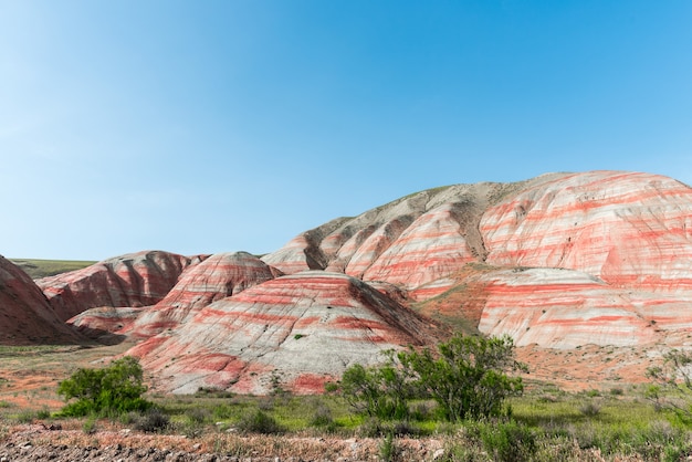 Incríveis montanhas vermelhas