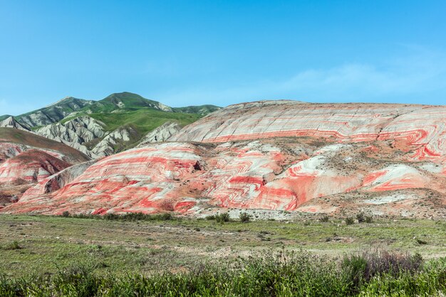 Incríveis montanhas vermelhas