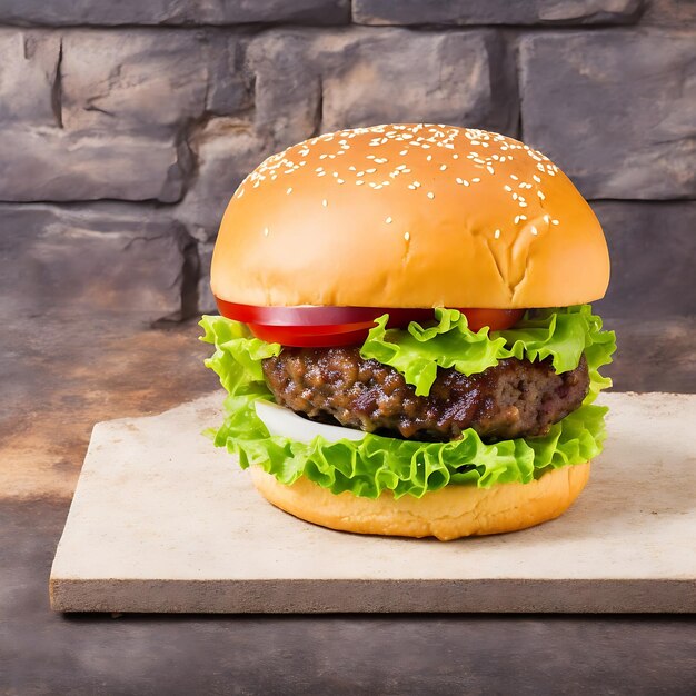 incrível e delicioso cheeseburger Ai Generated