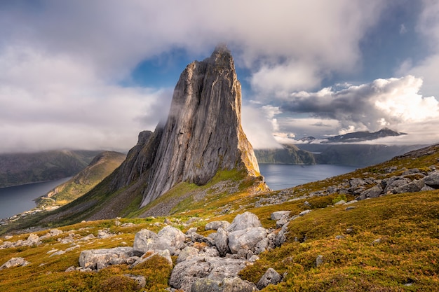 Incrível vista da natureza norueguesa