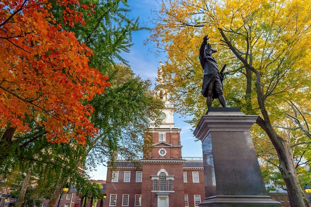 Independence Hall en Filadelfia, Pensilvania, EE. UU.