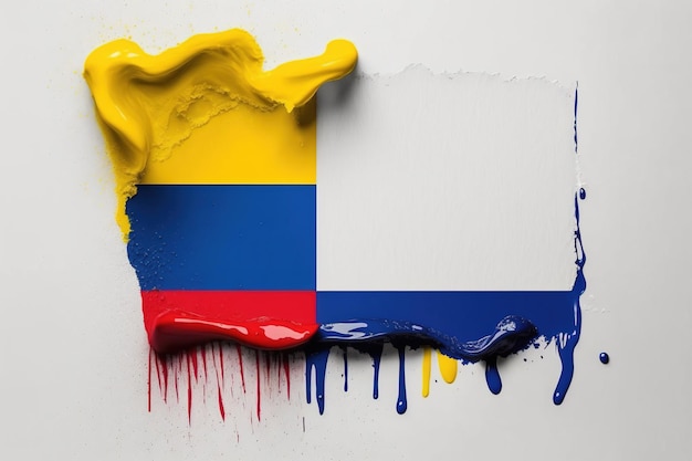 Foto independencia de colombia día de la independencia de colombia bandera colombiana marcar con celebraciones y eventos en todo el país residentes de bogotá protestando en las calles contra el dominio español ia generativa