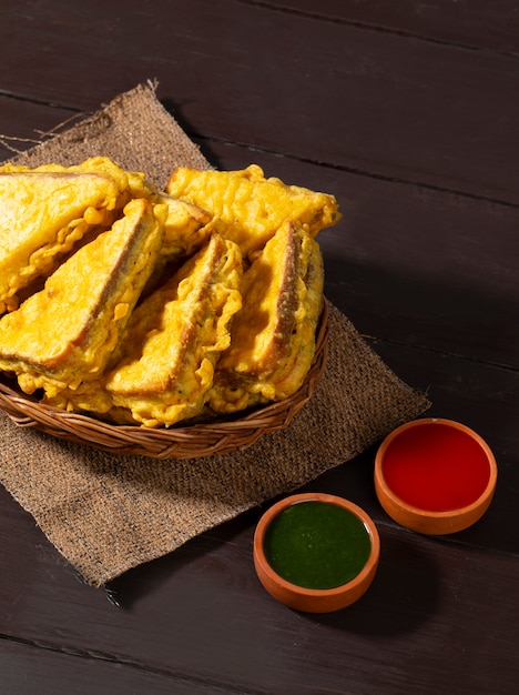 Inder Fried Snack Bread Pakora