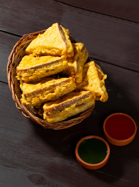 Inder Fried Snack Bread Pakora