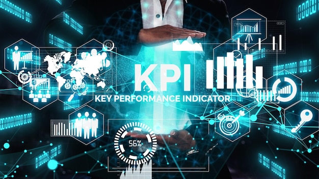 Foto indicador clave de rendimiento de kpi para el negocio conceptual