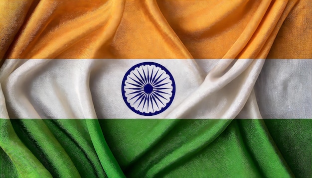 Indien nationale Stoffflagge Republiktag Unabhängigkeitstag