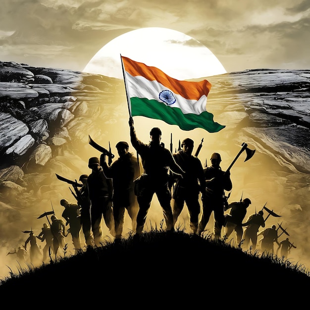 Indiens Unabhängigkeitstag Indiener Unabhängigkeitstag Glücklicher Indiener Unfreiheitstag