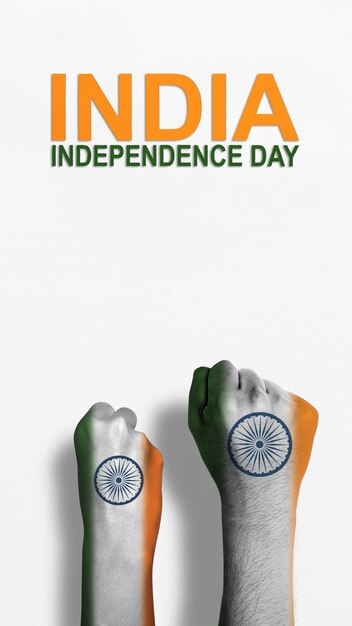 Foto indiens unabhängigkeitstag