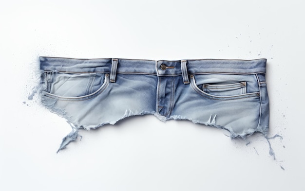 Indigo Jeans Dye Stain auf durchsichtigem Hintergrund