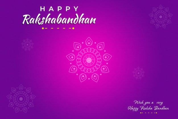 Indio feliz festival de raksha bandhan pancarta o póster de rakhi
