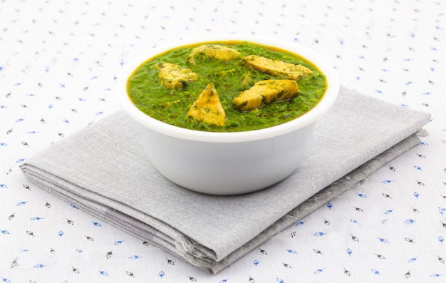 Indische gesunde Küche Palak Paneer