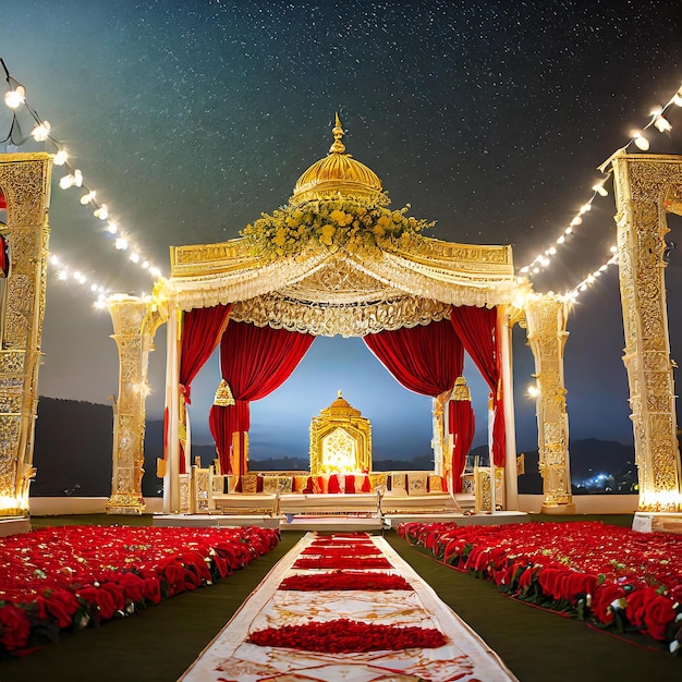 Indische königliche Hochzeit