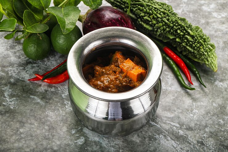 Foto indische küche hausgemachte mutter paneer