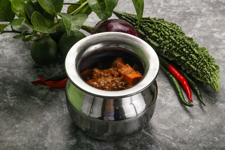 Foto indische küche hausgemachte mutter paneer