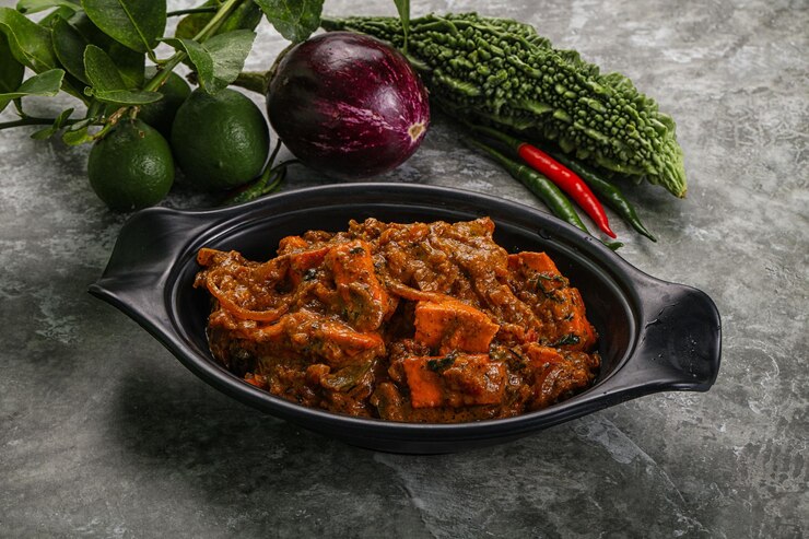 Foto indische küche hausgemachte mutter paneer