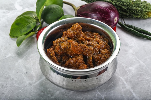 Indische vegetarische Küche malaiische Kofta-Soße