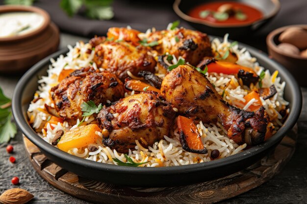 indischer Biryani Reis professionelle Werbung Lebensmittelfotografie