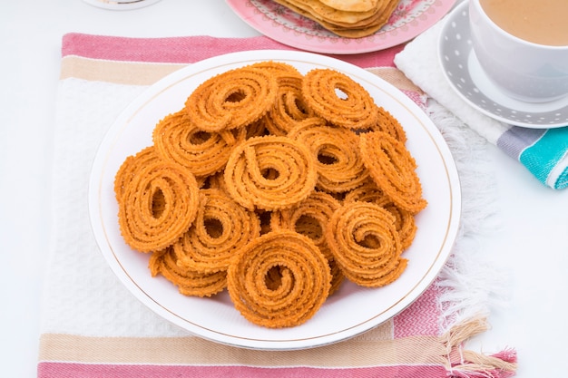 Indischer traditioneller Snack Chakli