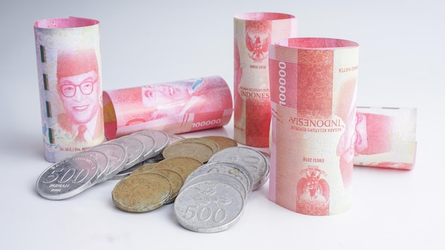 Indonesia Dinero Rupia Indonesia Moneda Fondo Dinero Indonesia Enfoque Selectivo