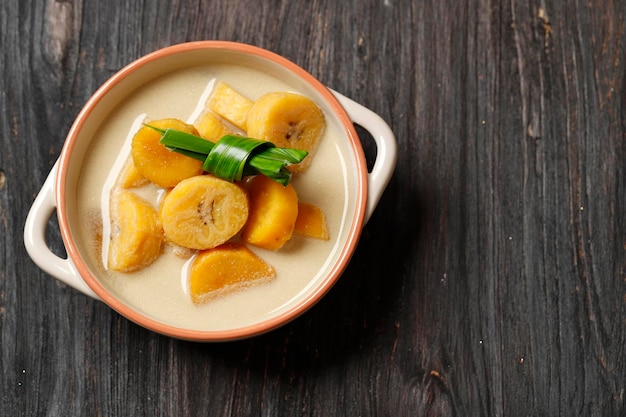 Indonesien Lebensmittel Kolak Pisang