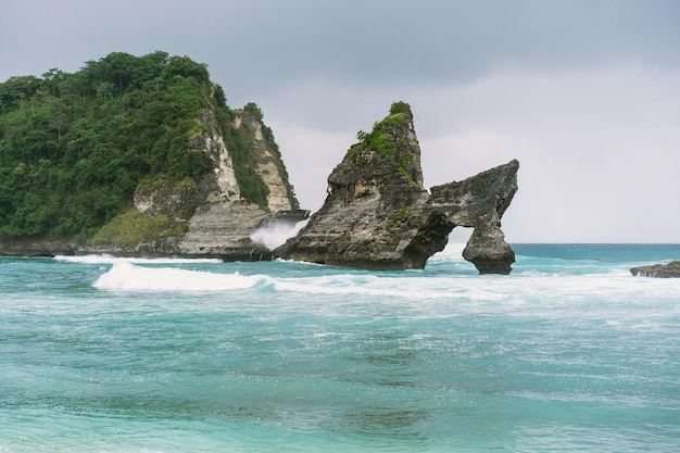 Indonesien Nusa Penida natürliche Ansichten Ozean