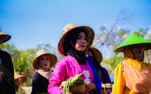 Indonesischer Unabhängigkeitskarneval im Dorf Brenkok Paciran