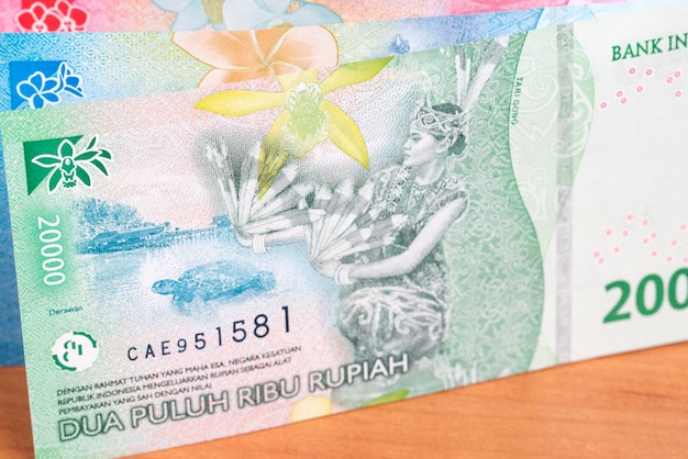 Indonesisches Geld neue Banknotenserie