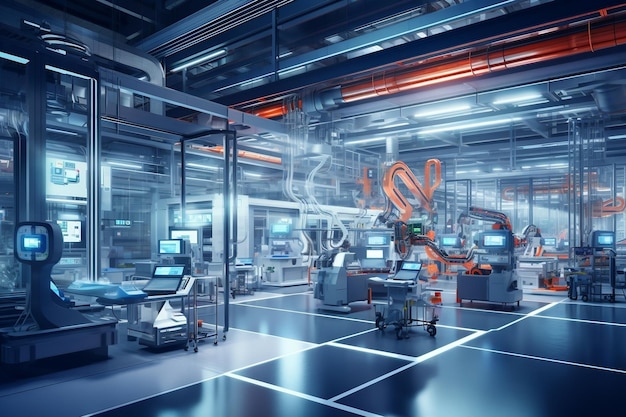 Industria 40 Fábrica inteligente Interior IA generativa