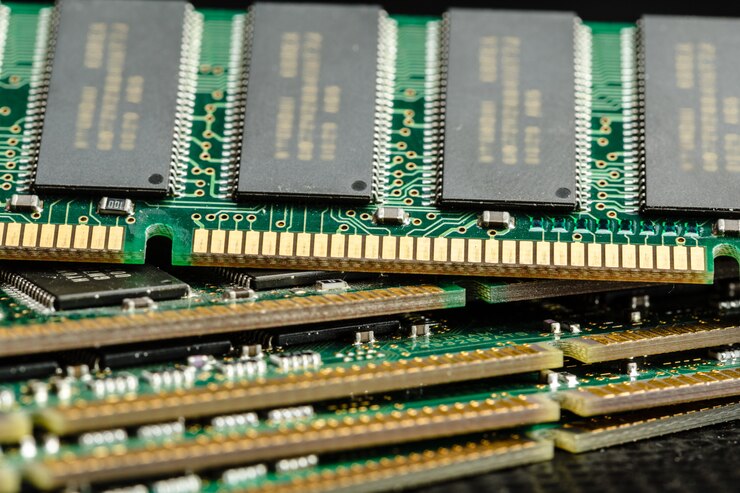 Foto industria de chips, tecnología y electrónica