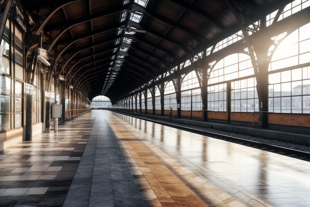 Indústria da estação ferroviária Gerar Ai