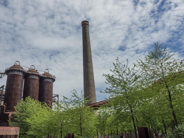 Foto en la industria de duisburg, alemania