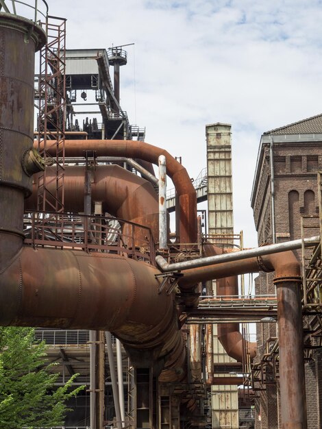 Foto en la industria de duisburg, alemania