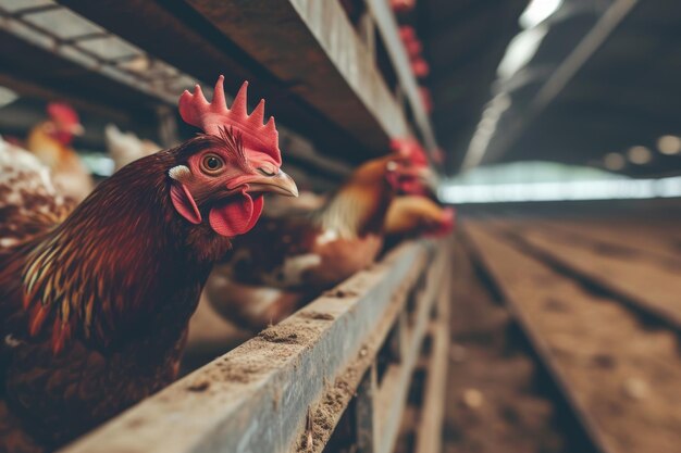 industria de la granja de pollo instantánea estética