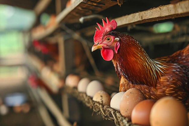 industria de la granja de pollo instantánea estética