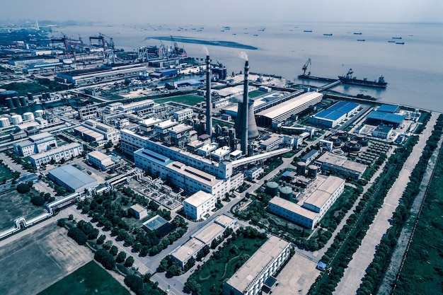 Industria petrolera Fábrica de refinería Planta petroquímica de petróleo