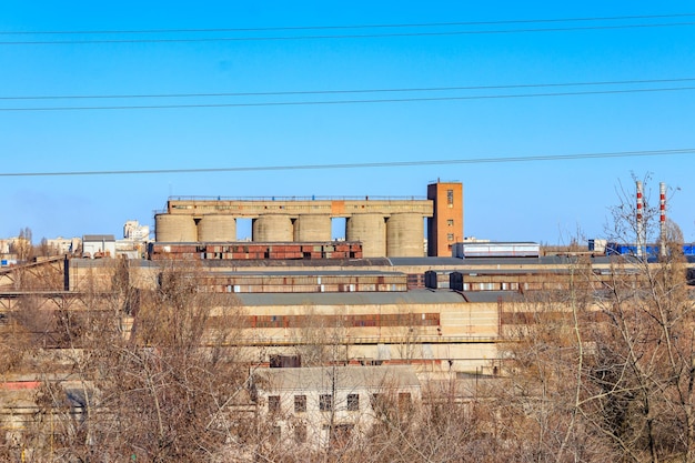 Industrieansicht der alten Fabrik