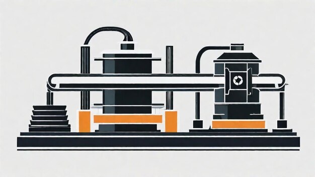 Foto industrielle pressenmaschinen