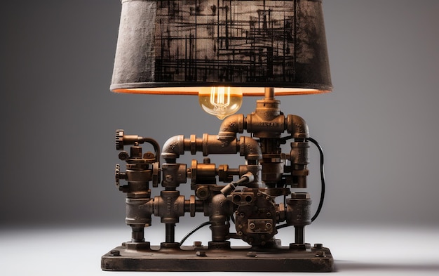 Industrielle Schreibtischlampe