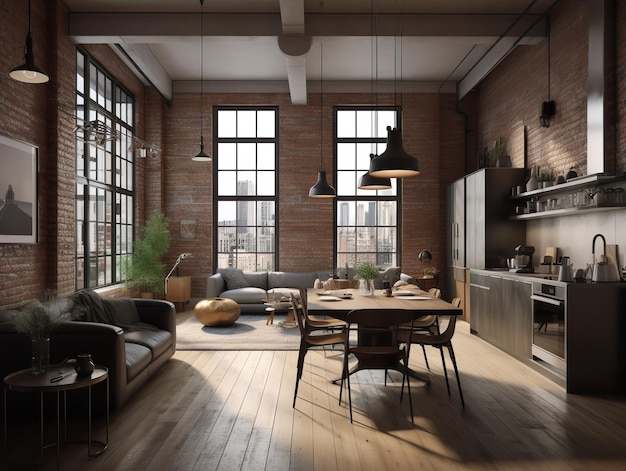 Industrielles Loft