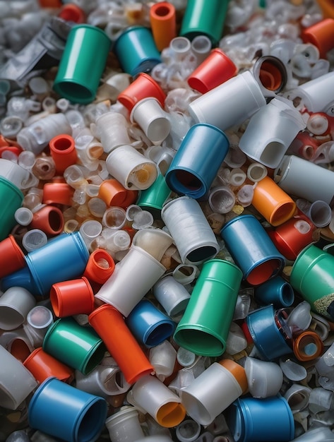 Industrielles Recycling neuer polymerischer Kunststoffabfälle Hintergrund
