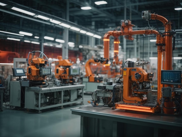 Industry 40 Revolution enthüllt das hochmoderne Interieur der Smart Factory