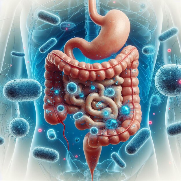 Foto infecção do sistema gastrointestinal