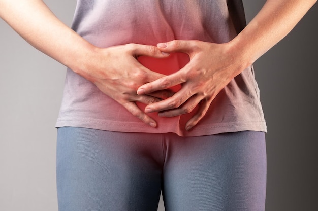 Inflamação da dor da virilha da doença urinária
